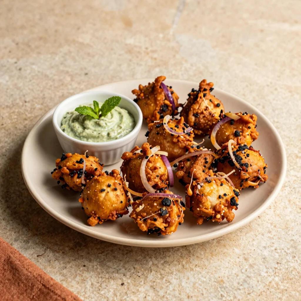 Crisp Onion Pakoras